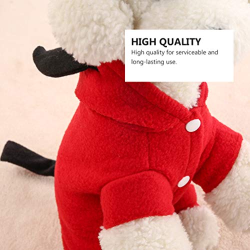 Sudadera disfraz de diablo para perro talla S miniatura 7