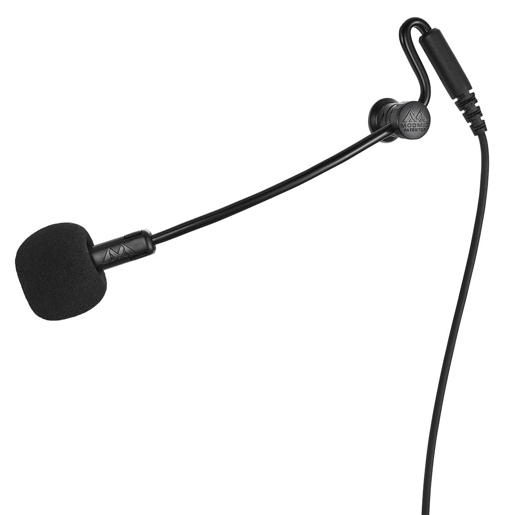 Antlion Audio ModMic Uni 2+ Attachable 3.5mm Microphone with Mute Switch for PC, Console, Laptop and More.