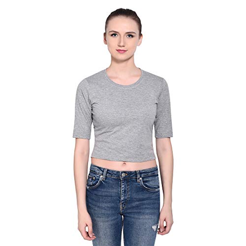 Image of Geum Women's Cotton Round Neck Half Sleeve Top