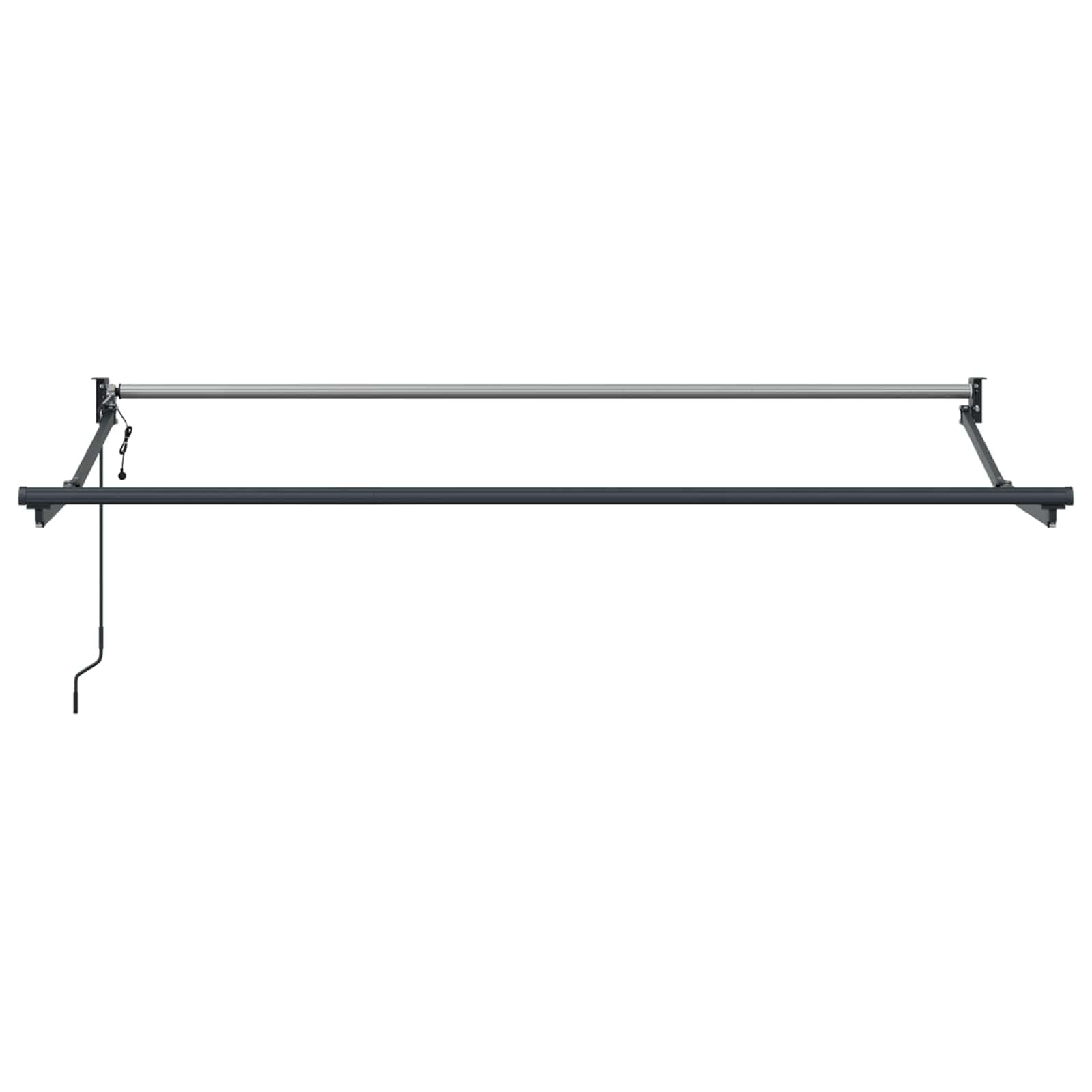 Mangloder Auvent rétractable électrique Jaune et Blanc 3 x 2 m avec Toile Polyester, motorisé et Manuel, Protection ombrage extérieur terrasse Jardin Balcon Patio