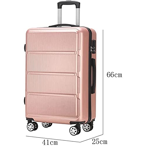 Suitcase, Classic Thick Stripe Boarding Case, Silent Universal Wheel Password Lock Trolley Case, Sturdy and Durable Suitcase, Portable Trolley Case, Durable,C (A)2