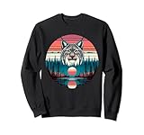 Photo Gallery lynx tramonto stile retrò safari vintage 70s felpa Photo Gallery lynx tramonto stile retrò safari vintage 70s felpa