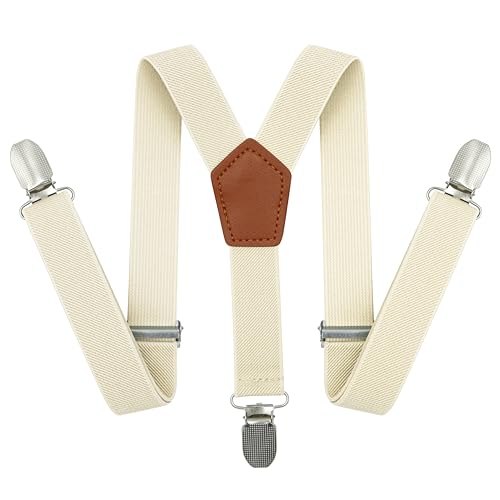 BEWDIO Beige Kids Suspenders