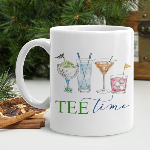 Taza de cerámica para cóctel Golf Martini 11 oz miniatura 3