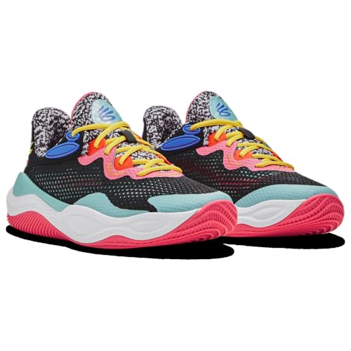 Under Armour Curry Splash 24 - Men's (Black/Neo Turquoise/Taxi)3