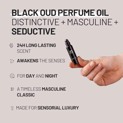 Zousz B0CXMYGJGY Black Oud Elixir Perfume Extract For Men, Woody Oud Perfume Oil thumb #1