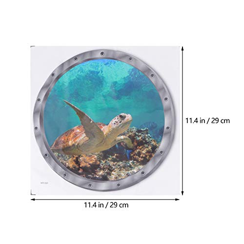 Adesivo De Mar ??mundo Animal Decoração Do Fundo Do Mar Decalques Decorativos Adesivo De Vigia Adesi