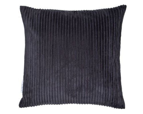 Funda de cojín Hurlington gris oscuro 40 x 40 cm