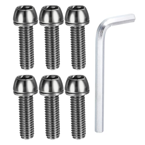 PATIKIL M6 x 20mm oCNXe{glWA6 Zpe[p[{gXN[ bV[ƃ`t BMX MTB [hoCN ]ԃXe Vo[