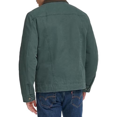 Image of Levi's Men's Workwear Cotton Canvas Corduroy Collar Depot Jacket