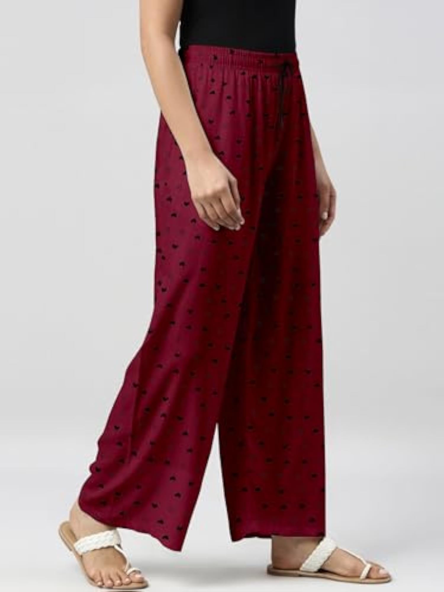 Printed Palazzo Pants Combo Pack of 3