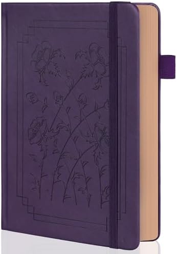 Carnet de notes à pois A5, papier épais 160 g/m², couverture rigi...