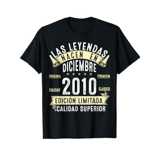 14 Años Cumpleaños Las Leyendas nacen en diciembre de 2010 Camiseta