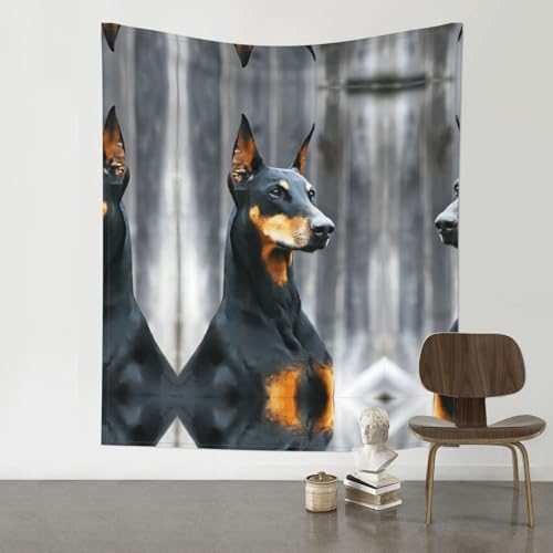 Tenture doberman pour transformer l'ambiance d'un dortoir étudiant cosy