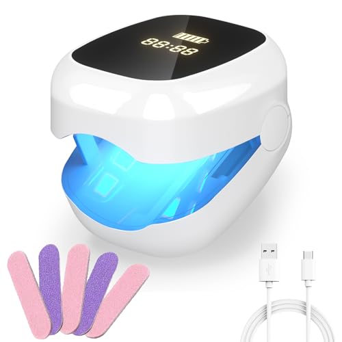 Nail Fungus Laser Treatment LED Light Device-Nail Fungus Laser Treatment Device for Damaged, Thick Toenails and Fingernails,Suitable for Home Use(White)
