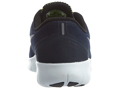 Nike Kids Grade School Free RN Running Shoes (Obsidian/Volt, 6.5)3