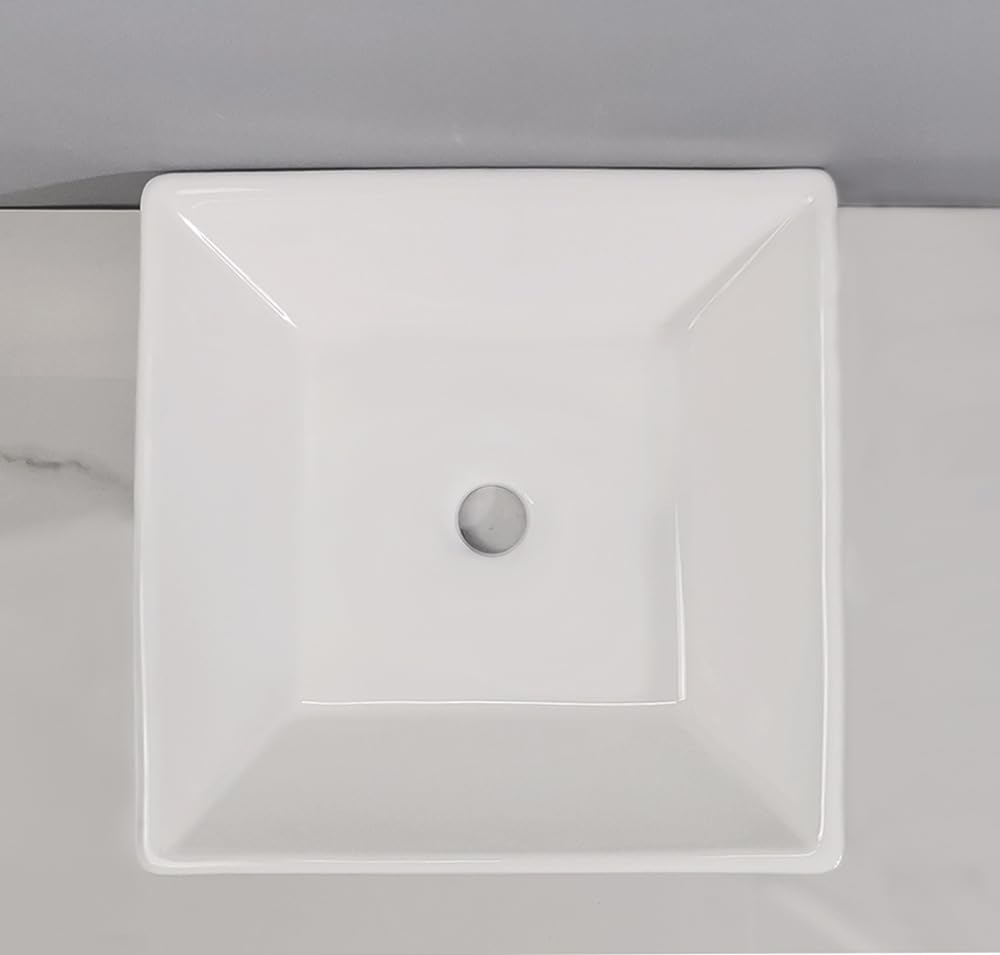 Umywalka Nablatowa Do Łazienki Umywalka Nablatowa Do Łazienki Nowoczesna Kwadratowa Ceramiczna Umywalka Nablatowa Do Łazienki Biała Ceramiczna Umywalka Do Łazienki Umywal