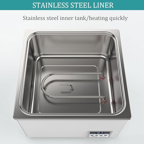 Digital Lab Water Bath 3L - Anti-Dry Burning Thermostatic Heater with Selectable Opening, Ideal for Schools and Laboratories, Efficient Temperature Control.