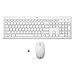 Price comparison product image HP 230 Wireless Mouse and Keyboard Combo | Quiet and comfortable keystrokes | Number Pad | QWERTY UK Layout | 1600 DPI Optical Mouse Sensor | 2.4GHz Wireless USB dongle included | White