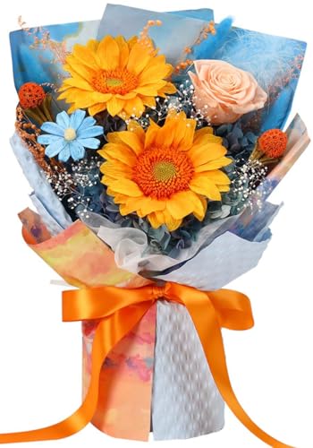 Jtoder Forever Flowers Preserved Bouquet