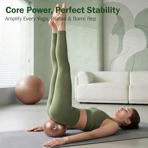 Image of Slim Panda Pilates Ball 9 Inch Anti-Burst Small Exercise Ball