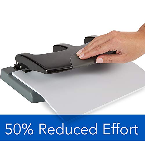Image of Swingline 3 Hole Punch, 45 Sheet Capacity Three Hole Puncher 3 Ring, Paper Punch, SmartTouch Low Effort, Black & Silver (74136) (Pack of 4)