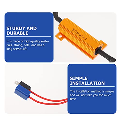 VICASKY Kit Chicote de Fios 1 par LEVOU Resistor de Carga Do Carro LEVOU Luz de Nevoeiro Decodificad