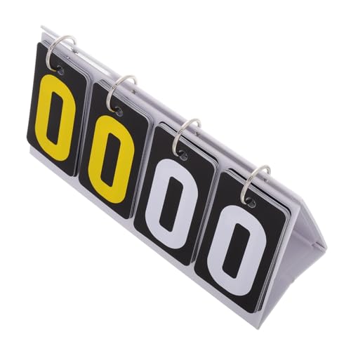 Totority Effortless Game Night Scoreboard Portable Flip Score Keeper for Softball Tennis and Volleyball