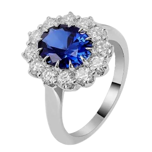Bague saphir bleu argent 925 pour briller lors de vos soirées de gala