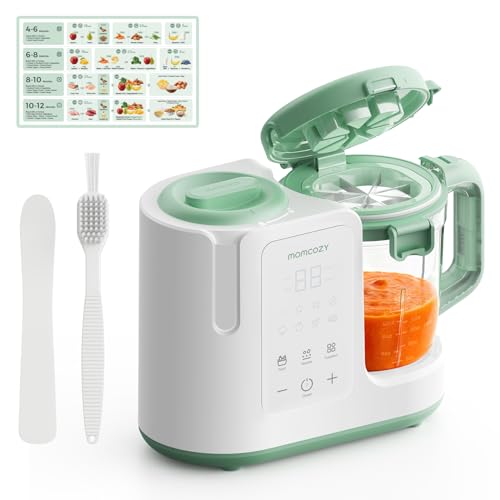 Momcozy AutoMeal Baby Food Maker – One-Step Auto Steam &