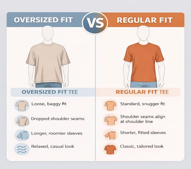 Image of FYLTR Men's Relaxed Fit Oversized T-Shirt | Cotton Blend | Round Neck and Half Sleeves Casual T-Shirt | Comfortable Summer Wear