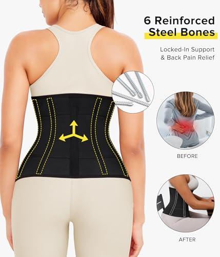 Junlan Waist Trainer for Women Shapewear - Tummy Control Waist Cincher Segmented Body Shaper4