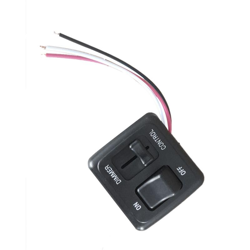 Przełącznik ściemniacza 12 V DC do oświetlenia LED, halogenowego, żarowego - kampera, samochodu, ciężarówki, morskiego i taśmowego