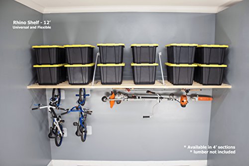 DIY Rhino Shelf Universal Garage Shelves (12 Foot Length, 33.5) - Thumbnail 6