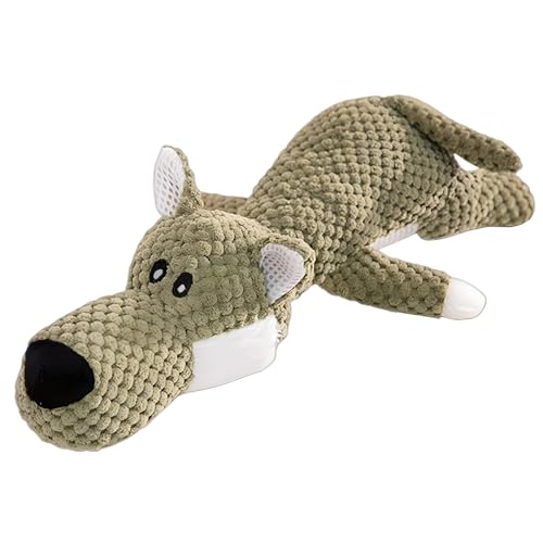Iouyjiu Quietschendes Kauspielzeug für Hunde, Beißspielzeug für Welpen, weiches Kauspielzeug für kleine Hunde, interaktives lustiges Kauspielzeug für Hunde, 30 x 12 x 8 cm, für kleine, mittelgroße und