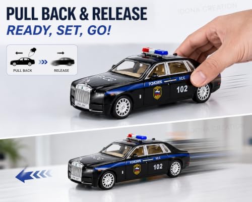 Image of Diecast Model Car 1:24 Scale Metal Toy Cars