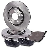 BESTPRICE Bremsenset Vorderachse inkl. Bremsscheiben Belüftet Ø 280 mm + Bremsbeläge vorne, Kompatibel mit AUDI A3 (8L1), SEAT LEON (1M1), SKODA OCTAVIA 1 (1U2) (1U5), VW BORA, GOLF 4, NEW BEETLE