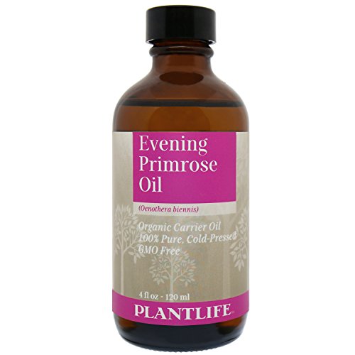 Plantlife Evening Primrose Carrier Oil - Cold Pressed, Non-Gmo, And Gluten Free Carrier Oils - For Skin, Hair, And Personal Care - 4 Oz #TOP3