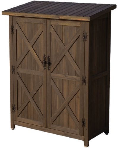 ガーデンガーデン カントリー アンティーク スリム木製収納庫 幅90cm×高さ120cm×奥行48cm 杉天然木 WSOC-1200DB