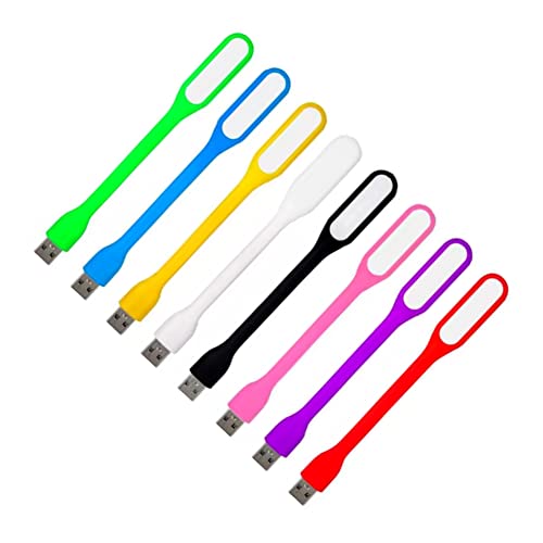 Vinyl Ease Mini Usb Flexible Light For Computers, Usb Laptops Light, Adjustable Usb Lamp For Notebook Computers, Flexible Gooseneck Design, Usb Led Lighting Source, 8-Pack #TOP15