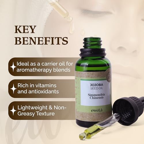 Aceite de Jojoba Ewela 100% Puro Prensado en Frío 30 ml miniatura 7