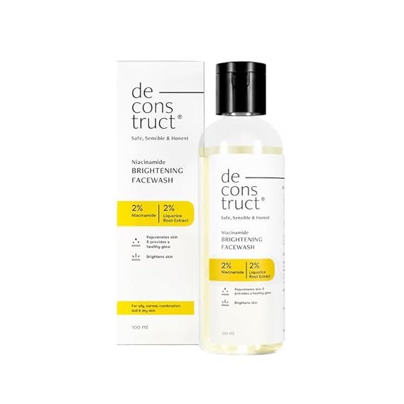 Deconstruct Niacinamide Brightening Facewash 2 Niacinamide + 2