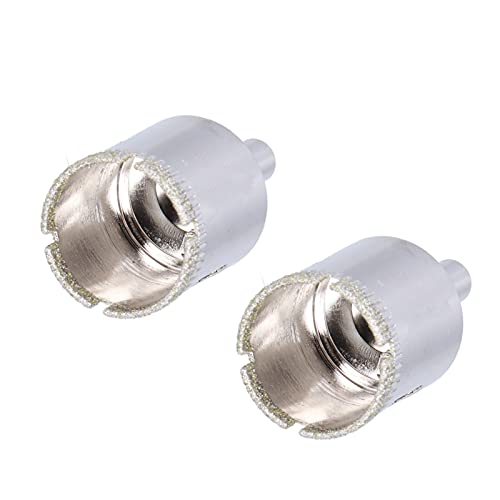 Broca para vidrio 28 mm set 2 piezas acero aleado miniatura 2