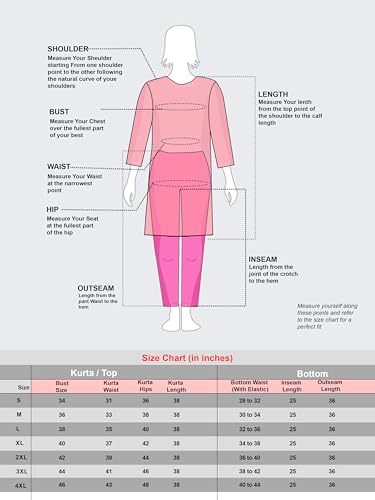 Womanista Women's Pure Cotton Solid Regular Embroidered Co-Ord Set 9136_Fuchsia