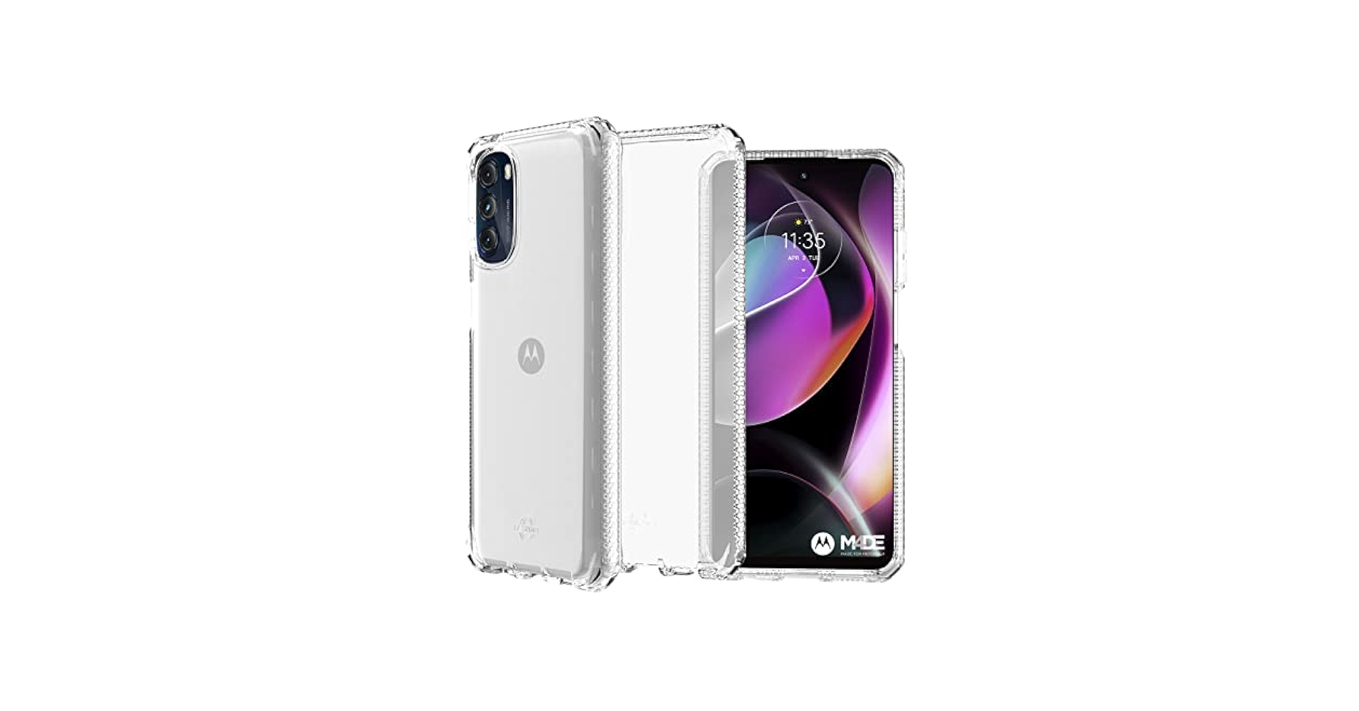 moto g53y 5G 本体 ペールピンク　透明ケース付き moto g53y 5G 本体 ペールピンク 透明ケース付き moto g53Y 5G