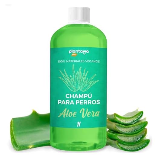 Aloe Vera Hundeshampoo von Plantawa 1L