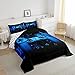 Feelyou Gamer Comforter Set Twin Size Boys Gaming Bedding for Kids Teens 2 Pcs