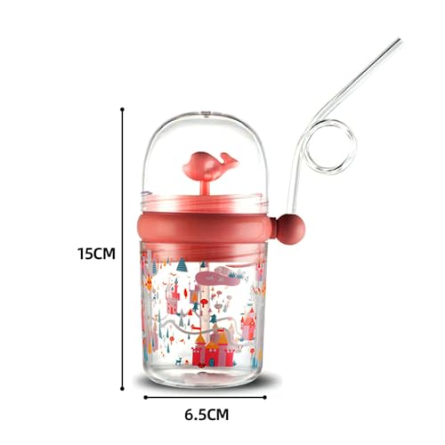 Image of Kidology Whale Spray Water Bottle - BPA Free Toddler Cup for Kids Travel Drinking Cups with Straw, Spill-Proof Design, Perfect Tumbler for Kids
