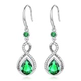 Material: Realizzati in rame placcato argento, questi orecchini di cristallo sono ipoallergenici, privi di nichel e piombo, garantendo comfort e sicurezza per tutte le pelli, anche quelle sensibili.