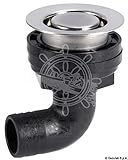  Osculati scarico INOX con Filtro (Flush Cockpit Drain w/AISI 316 Head)